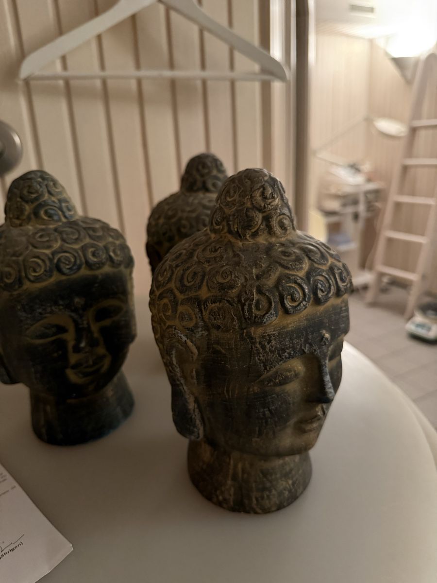 Tutte le decorazioni: 3er Set Buddha-Köpfe, Deko-Figuren mitfür ein harmonisches – Nuovo (secondo la descrizione) da Bottighofen venduto da inf_988w 3