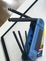 Eklind Ergo-Fold Hex Key Set 5 Pieces (I12)