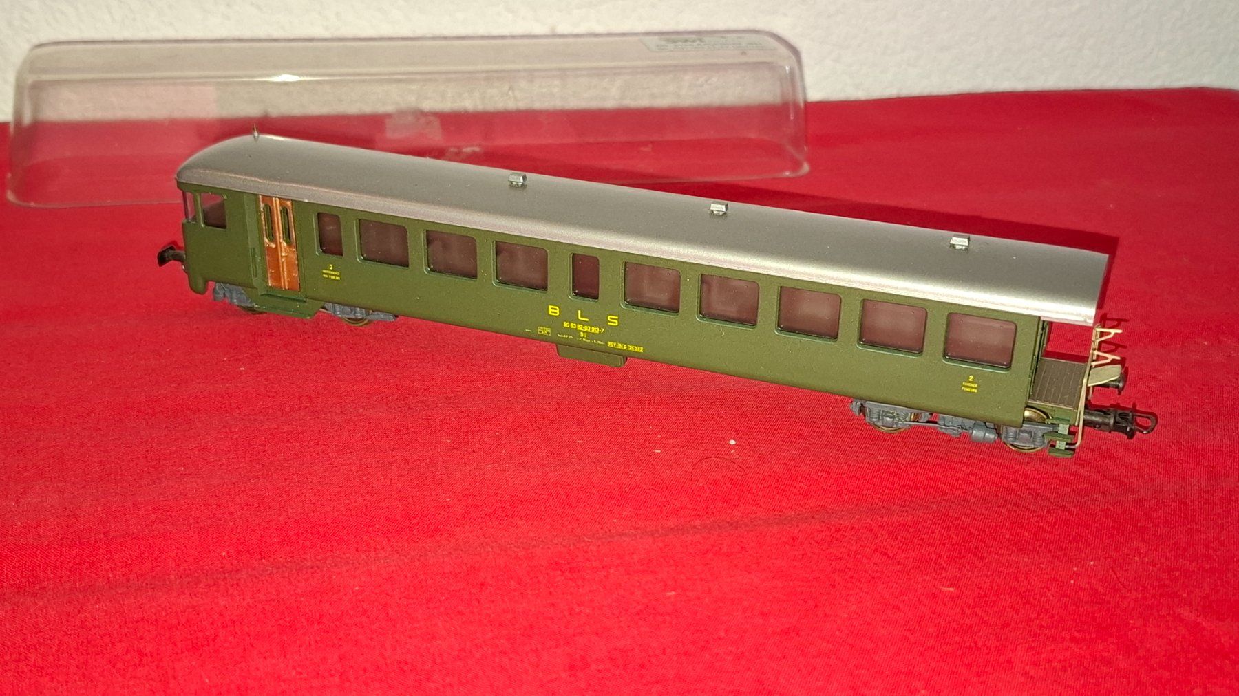 Modellini di ferrovie: Swimo : Steuerwagen der BLS , AC – Usato da Märwil venduto da Siebenzipfel 1