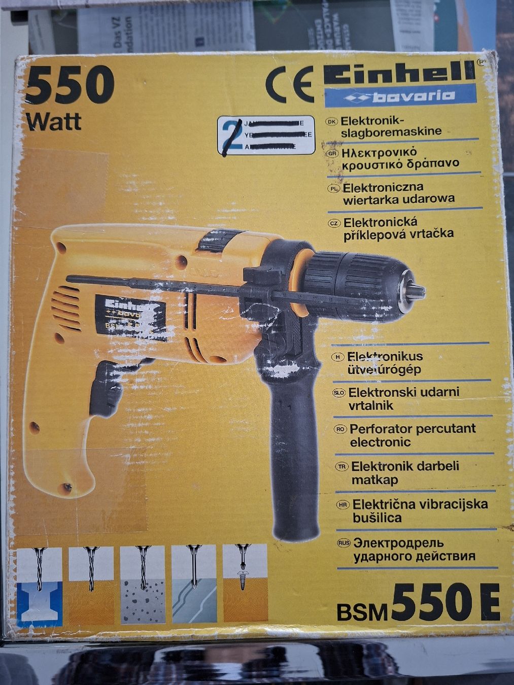 Einhell Perceuses: Bohrmaschine Einhell BSM 550 E 550W gebraucht – D'occasion à Uster par mak_mw2n