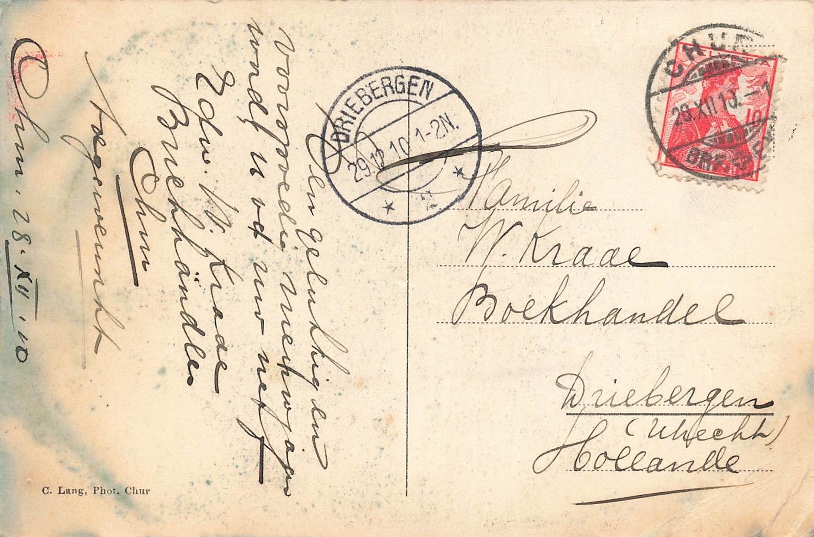 Cartoline postali: Chur GR Kathedrale – Usato da Biasca venduto da Blenio71 1