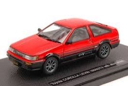 TOYOTA COROLLA LEVIN 1600GTV ROT 1:43 EBBRO
