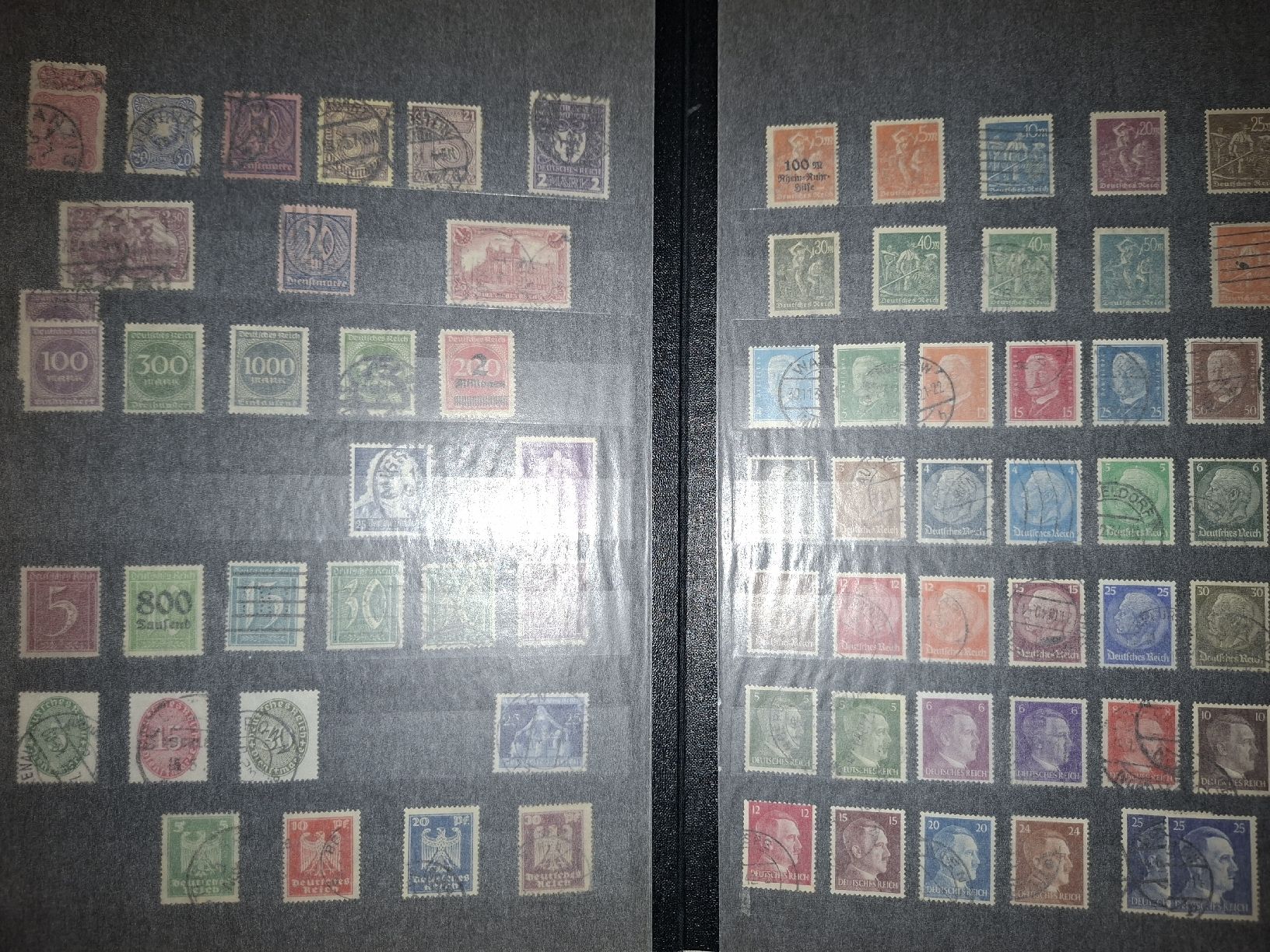 Tutti i francobolli: Briefmarkensammlung Deutschland div. – Usato da Balgach venduto da SIMEON27 7