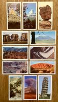 1984 - 12 Vintage FEATURES OF THE WORLD Sammelbilder England