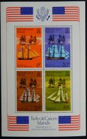 Turks und Caicos Kat. Block 6 ** 1976 200 Jahre USA