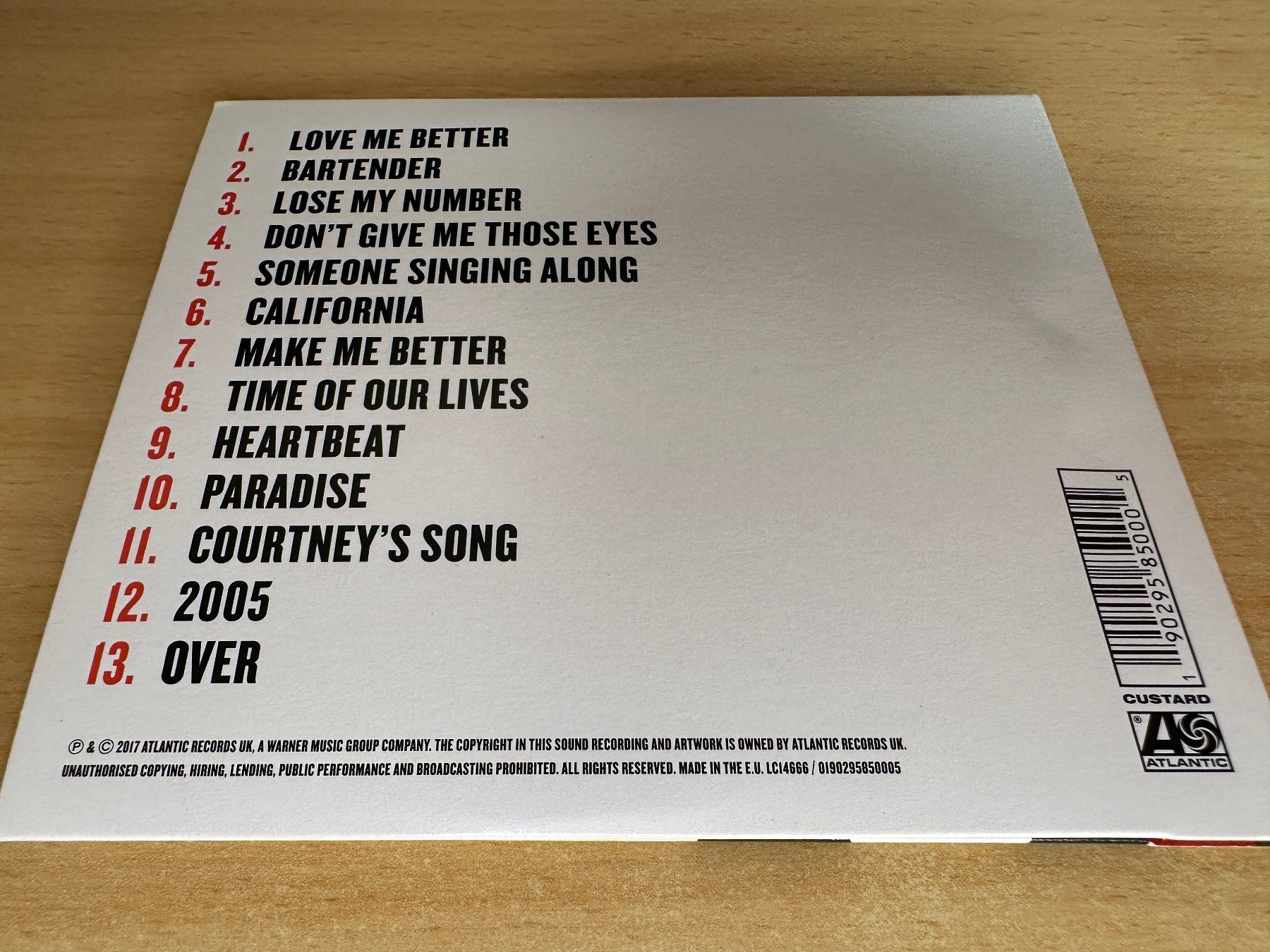 CD: James Blunt – The Afterlove - Extended Version – Usato da Rikon im Tösstal venduto da Alpenmutz 1