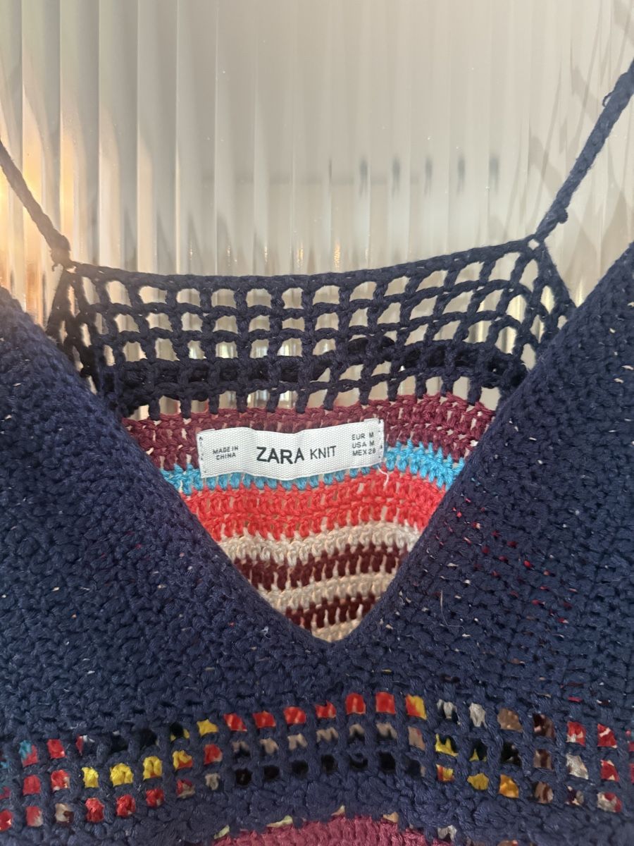 Zara Top: Zara Strick Top gehäkelt bunt Grösse M  – Nuovo (secondo la descrizione) da Zumikon venduto da naiischoen 2