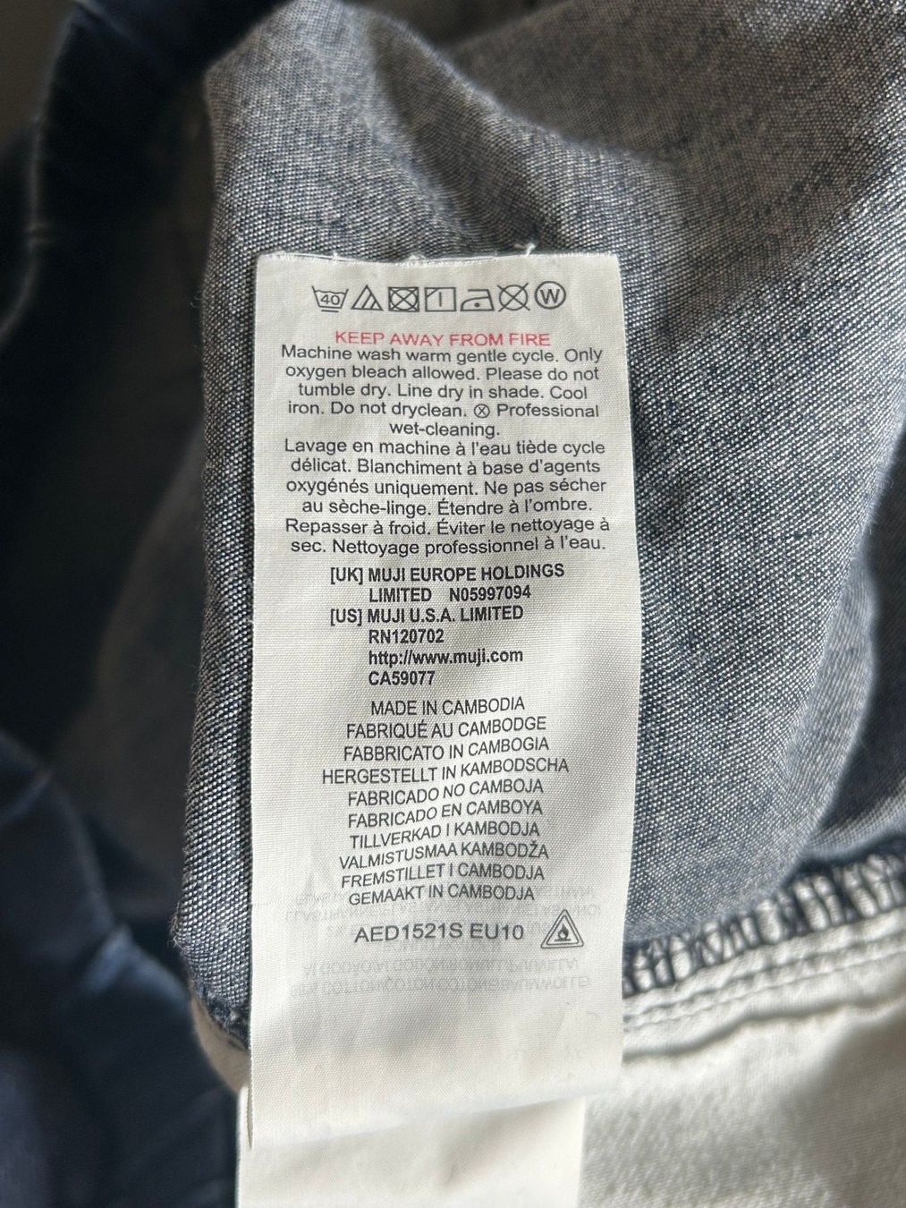 Muji Pantaloni: MUJI / Kurzehose  (Gr.S) – Usato da Dietlikon venduto da Mankai 5