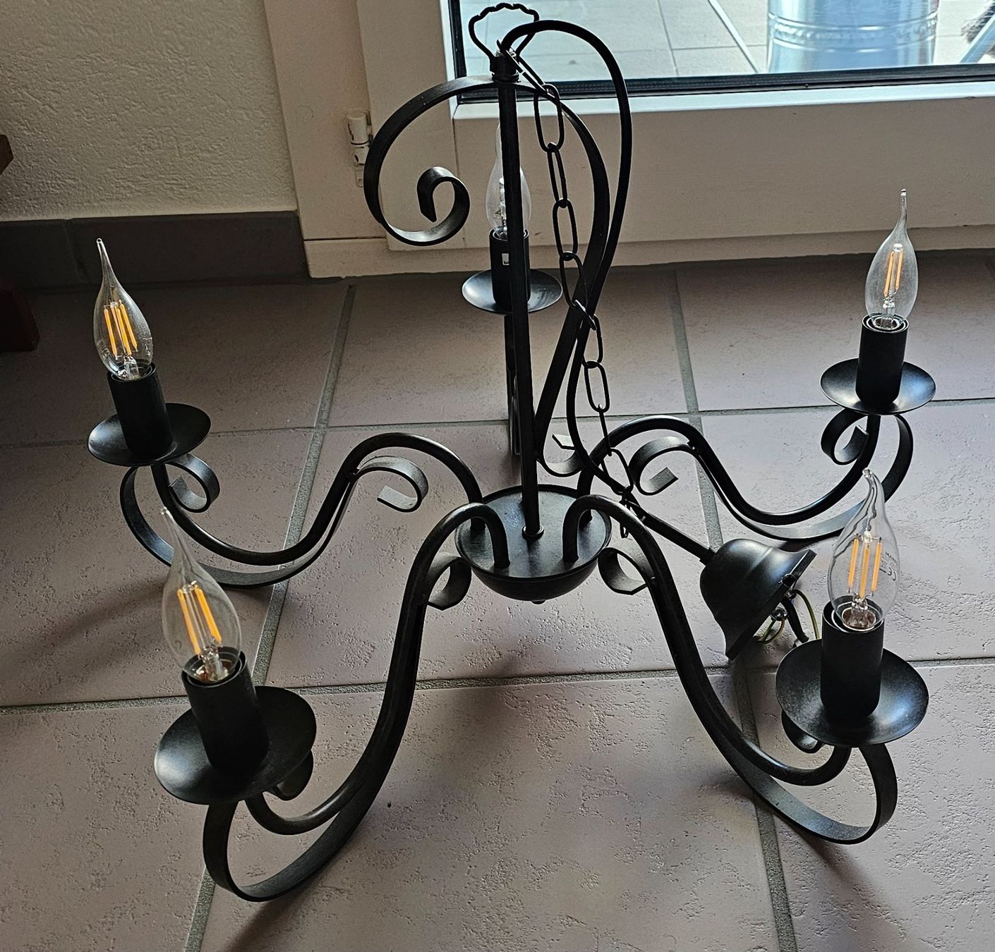 Lampadari & plafoniere: Kronleuchter metall schwarz – Usato da Unterengstringen venduto da ire_q6ct 1