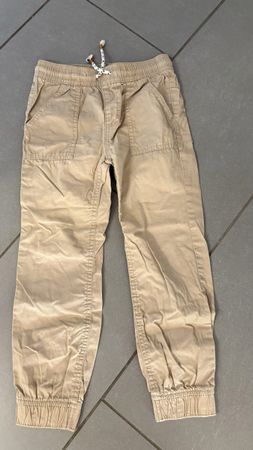Stoffhosen beige Grösse 122