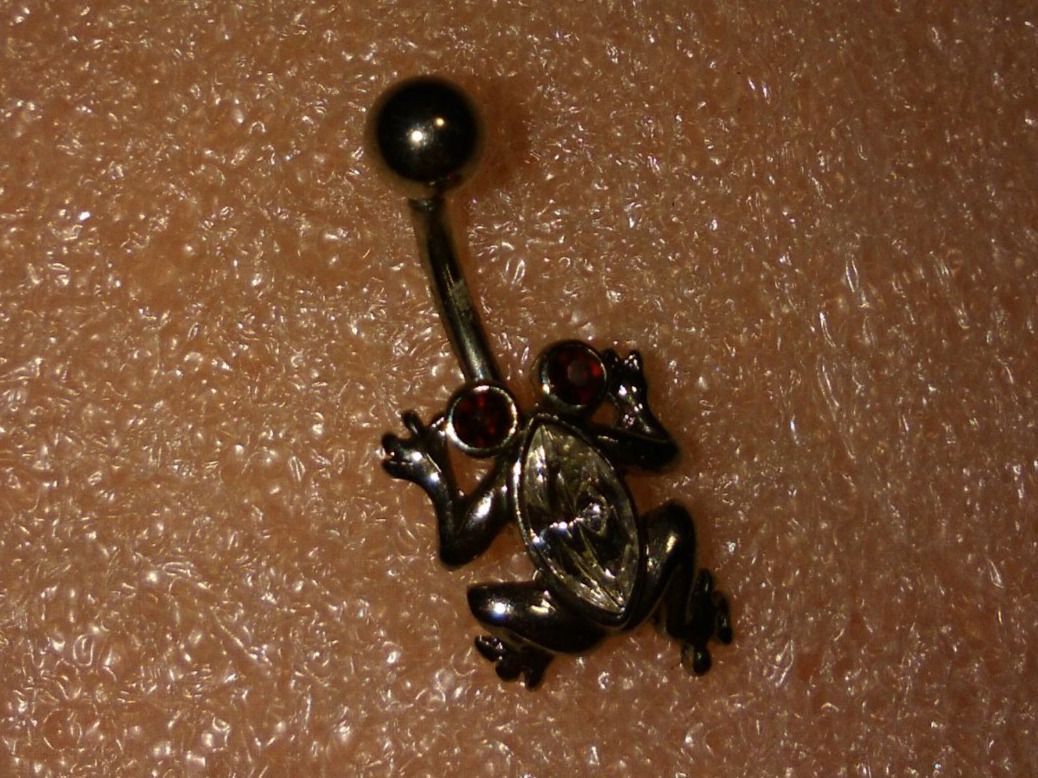 Gioielli per piercing: BAUCHNABELPIERCING,,EINE FRÖSCHE – Nuovo (secondo la descrizione) da Basel venduto da bijoutrie_4 1