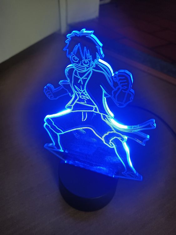 One Piece LED-Lampe Luffy/Ruffy (Gebraucht) in Wilen b. Neunforn für ...