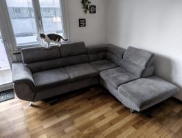 Ecksofa grau 