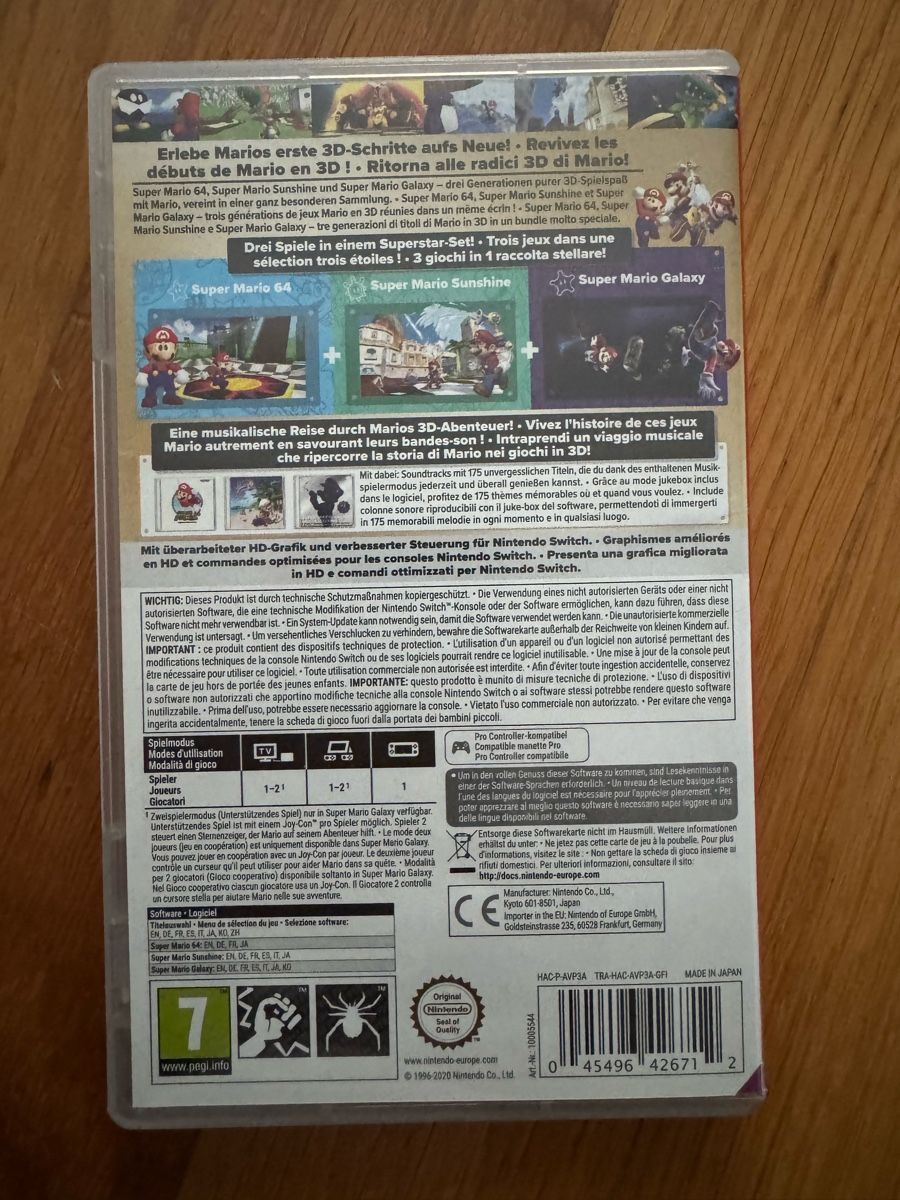 Nintendo Giochi: Super Mario 3D All Stars Nintendo Switch – Usato da Zürich venduto da jabo22 2