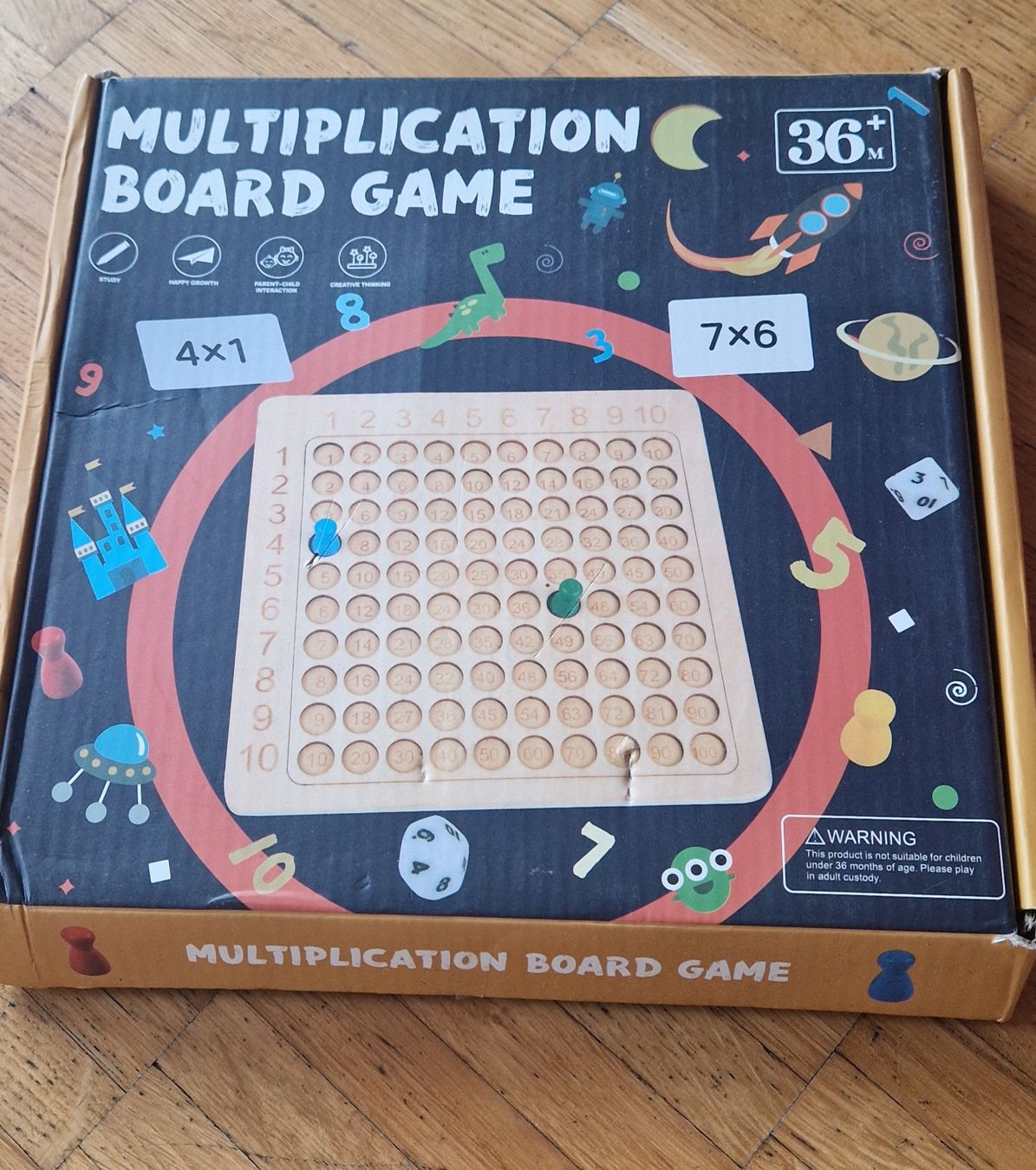 Giochi: Multiplikationsspiel Holzboard  – Usato da Fällanden venduto da Stern722