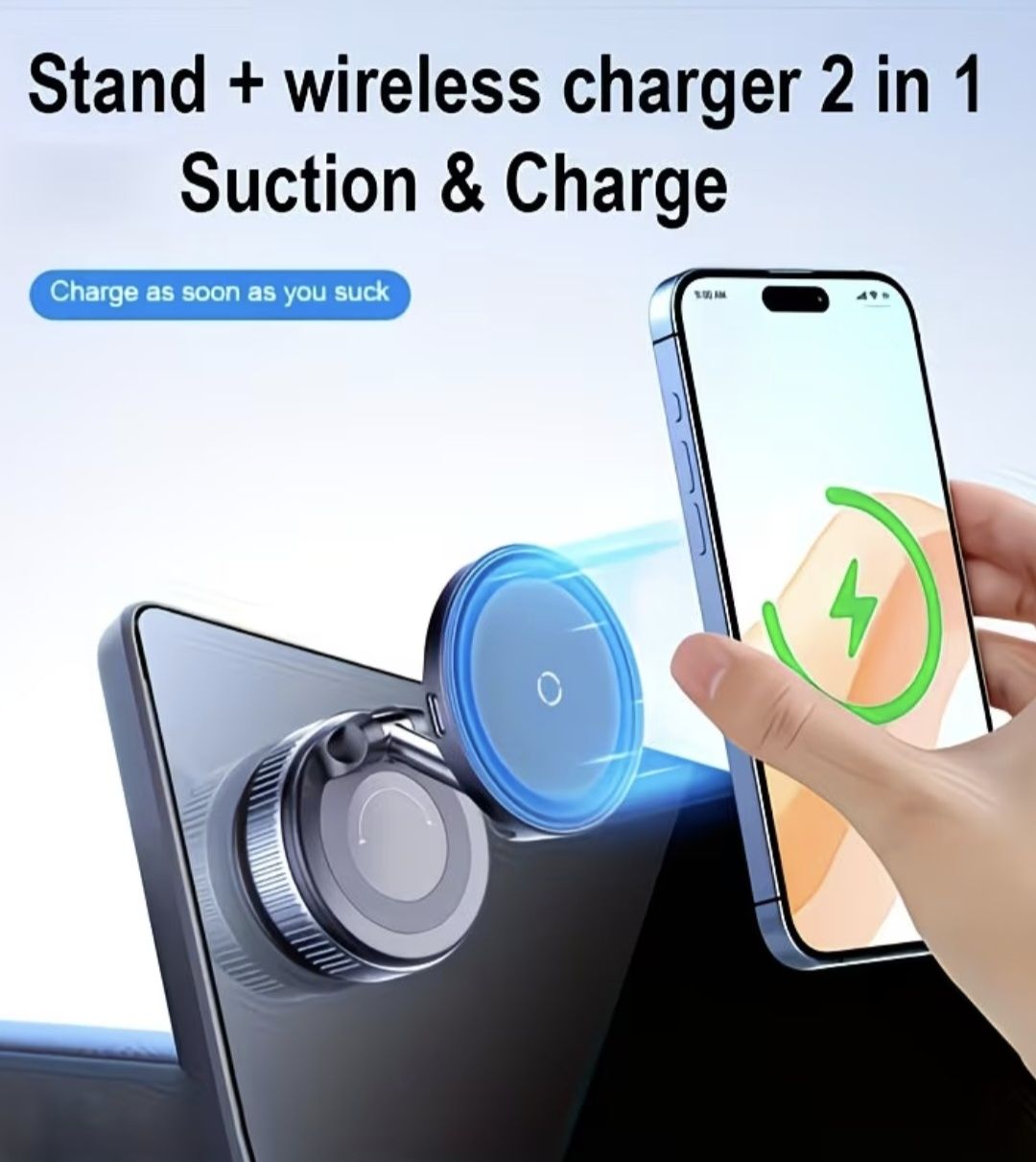 Staffe: Magnetische Auto Halterung Wireless mit Saugnapf – Nuovo (secondo la descrizione) da Möriken AG venduto da CRF-TT-88 4