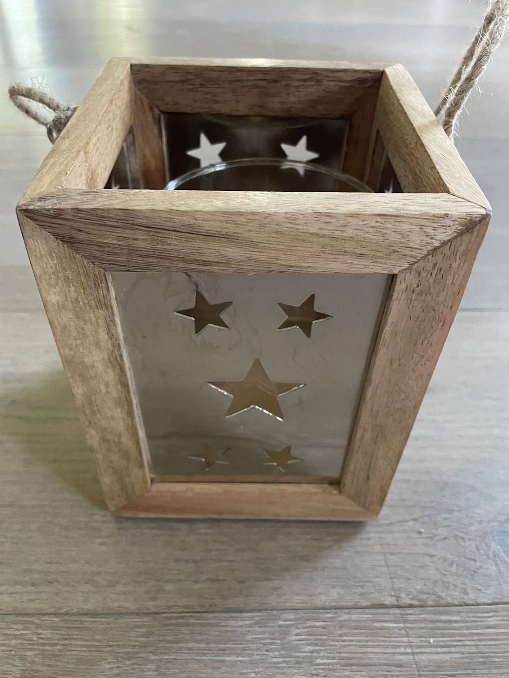 Tutte le decorazioni: Holzlaterne mit Sternen/Neu/OVP – Nuovo e nell'imballaggio originale da Volketswil venduto da rubin74