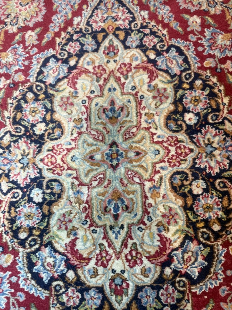 Tappeti: Wunderschöner originaler Kerman-Teppich mit Signatur – Usato da Chur venduto da Mohammad.miga 5