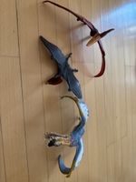 3 Figuren Flugsaurier Dinosaurier Spielzeug Figurenset gebra