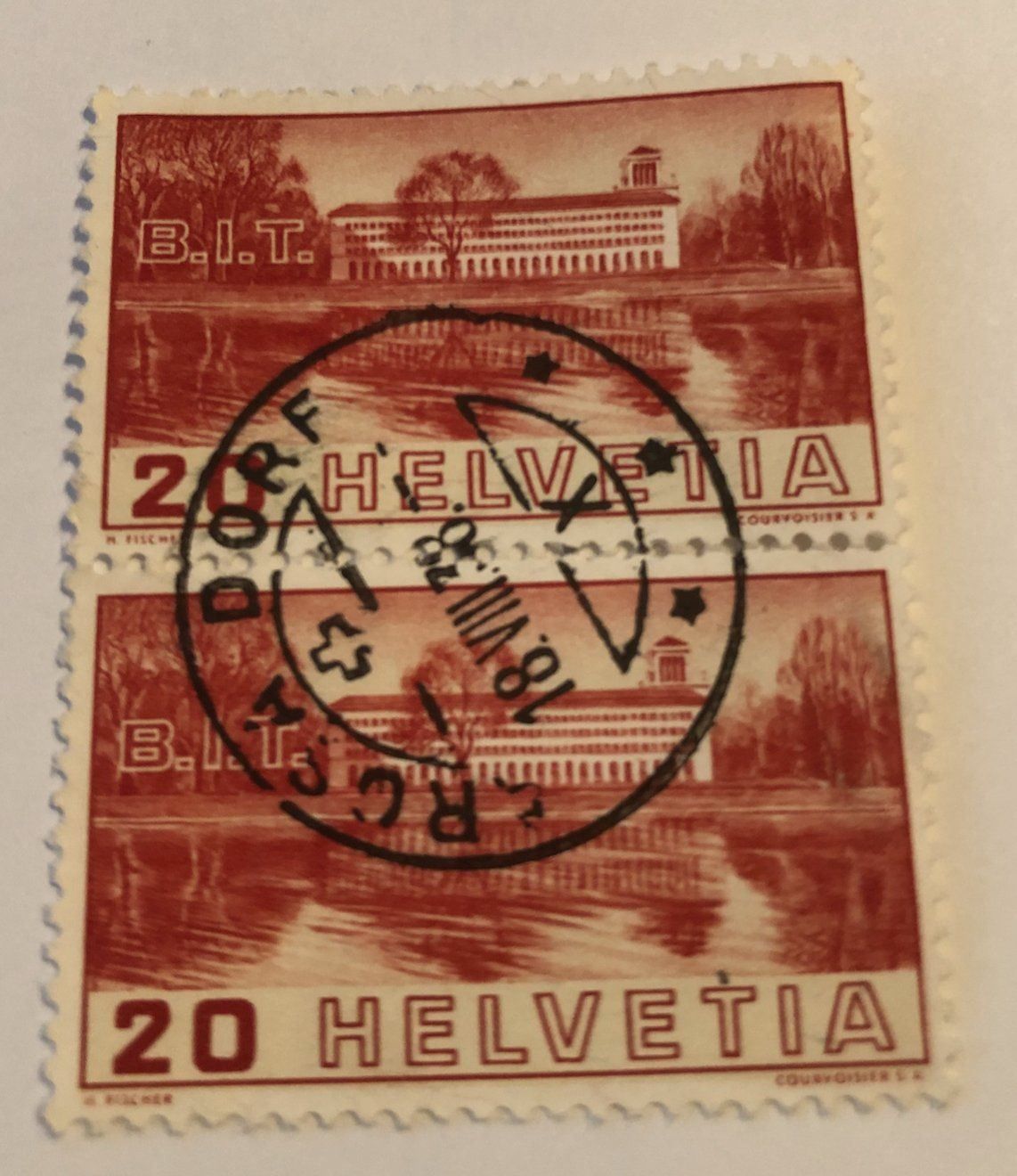 Tutti i francobolli: Nr.211 Paar mit Vollstempel – Usato da Aarau venduto da Billa007