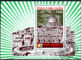 REP. DE GUINEA ANNO SANTO ROMA SAN PEDRO **POSTFRISCH**-AA66