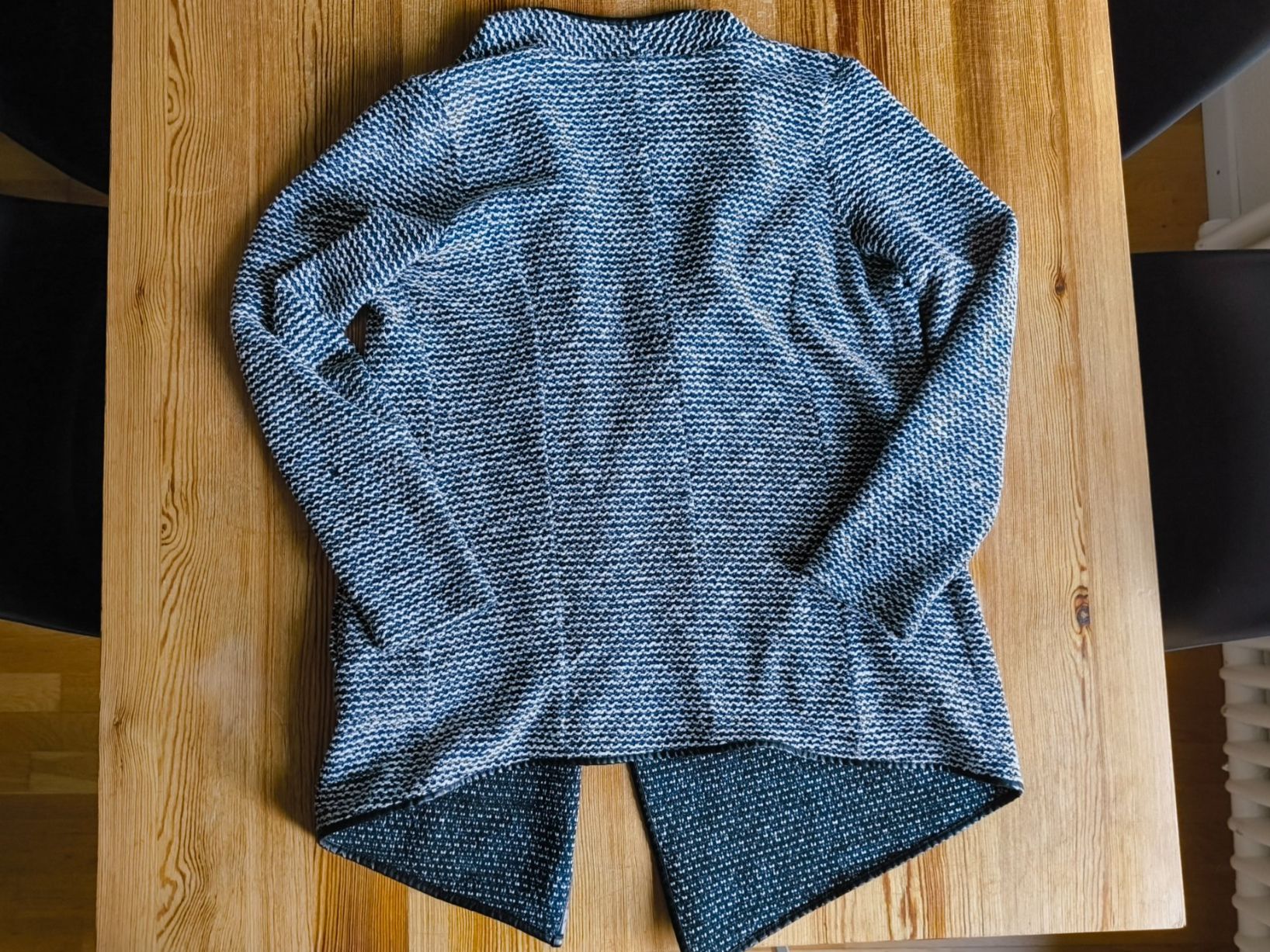 Pimkie Giacche: Damen Strickjacke schwarz weiss gemustert – Usato da Zürich venduto da san_7jn8 1