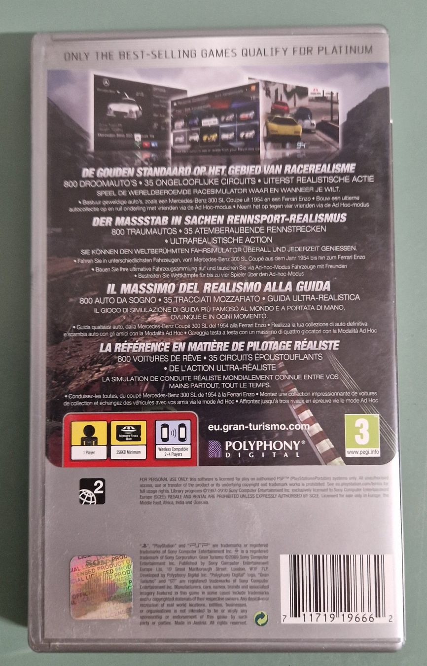 Spiele: Gran Turismo - PSP – Gebraucht aus Crémines von  1