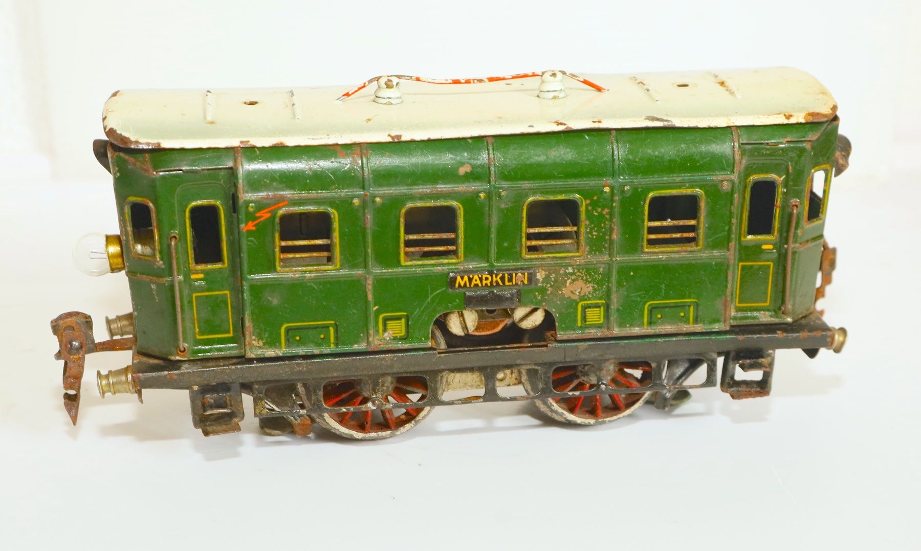 Märklin Modellini di ferrovie: VINTAGE MÄRKLIN E-LOK SPUR 0 – Nuovo e nell'imballaggio originale da Ipsach venduto da locky55 2