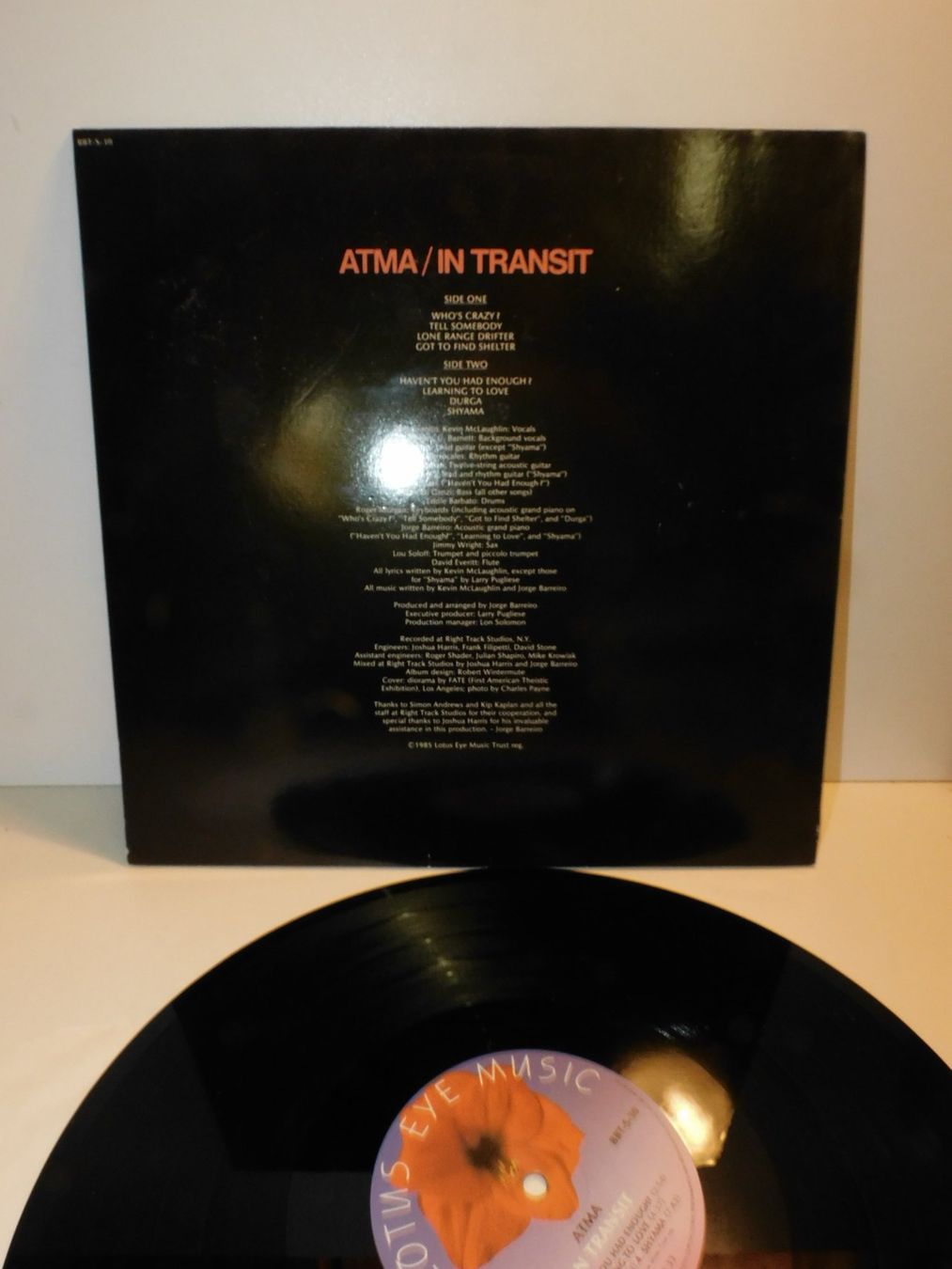 Dischi in vinile: LP Ma Atma - Atma in Transit - 1985    LP – Usato da Sursee venduto da 76 2