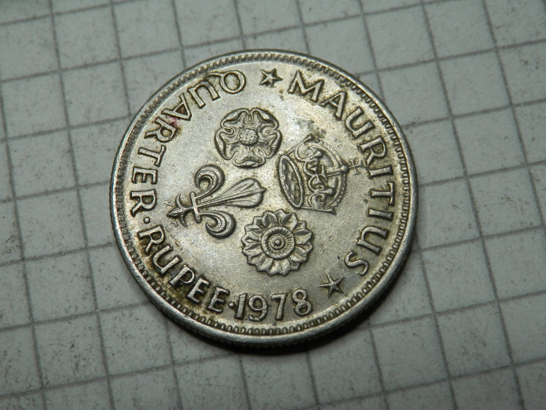 Tutti le monete: Mauritius ¼ Rupien, 1978 – Usato da Weiach venduto da weiach81 1