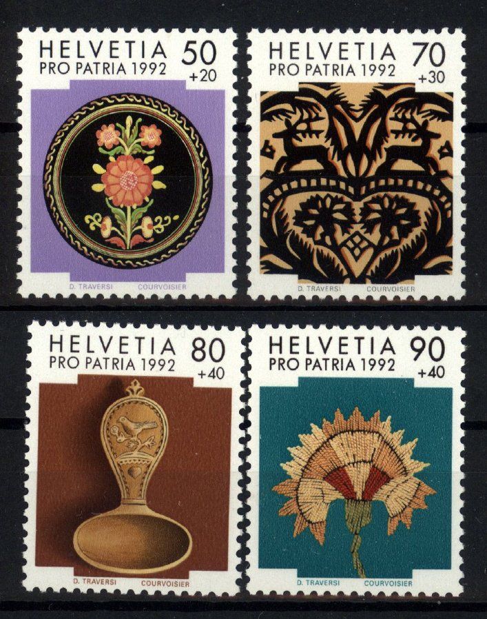 Tutti i francobolli: 1992, Pro Patria ** (1) – Usato da Willisau venduto da Vollstempel