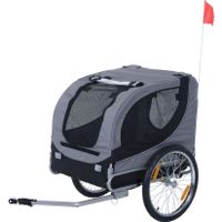 Pawhut Fahrradanhänger Hunde