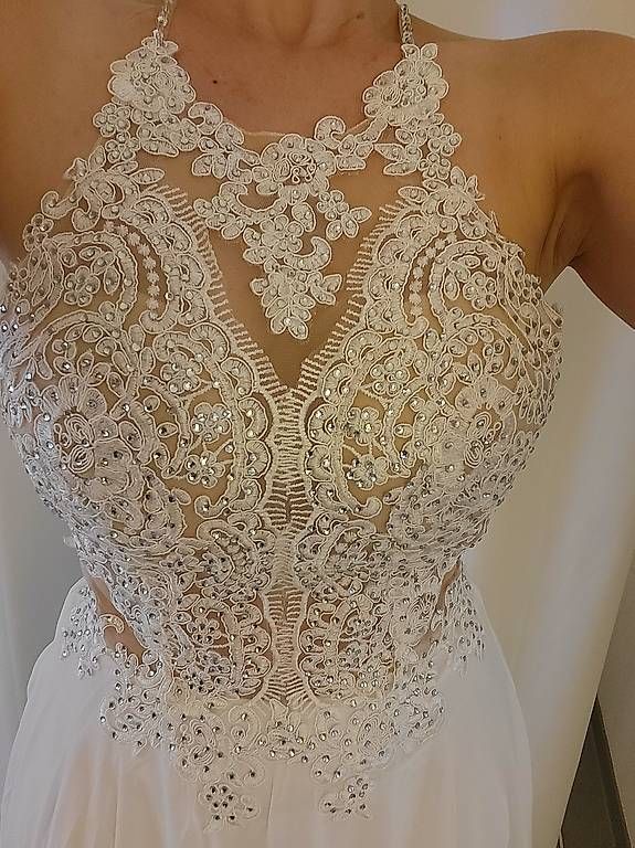 Vestiti: Brautkleid mit Spitze, Grösse 36 – Usato da Bonstetten venduto da _YamaYa_