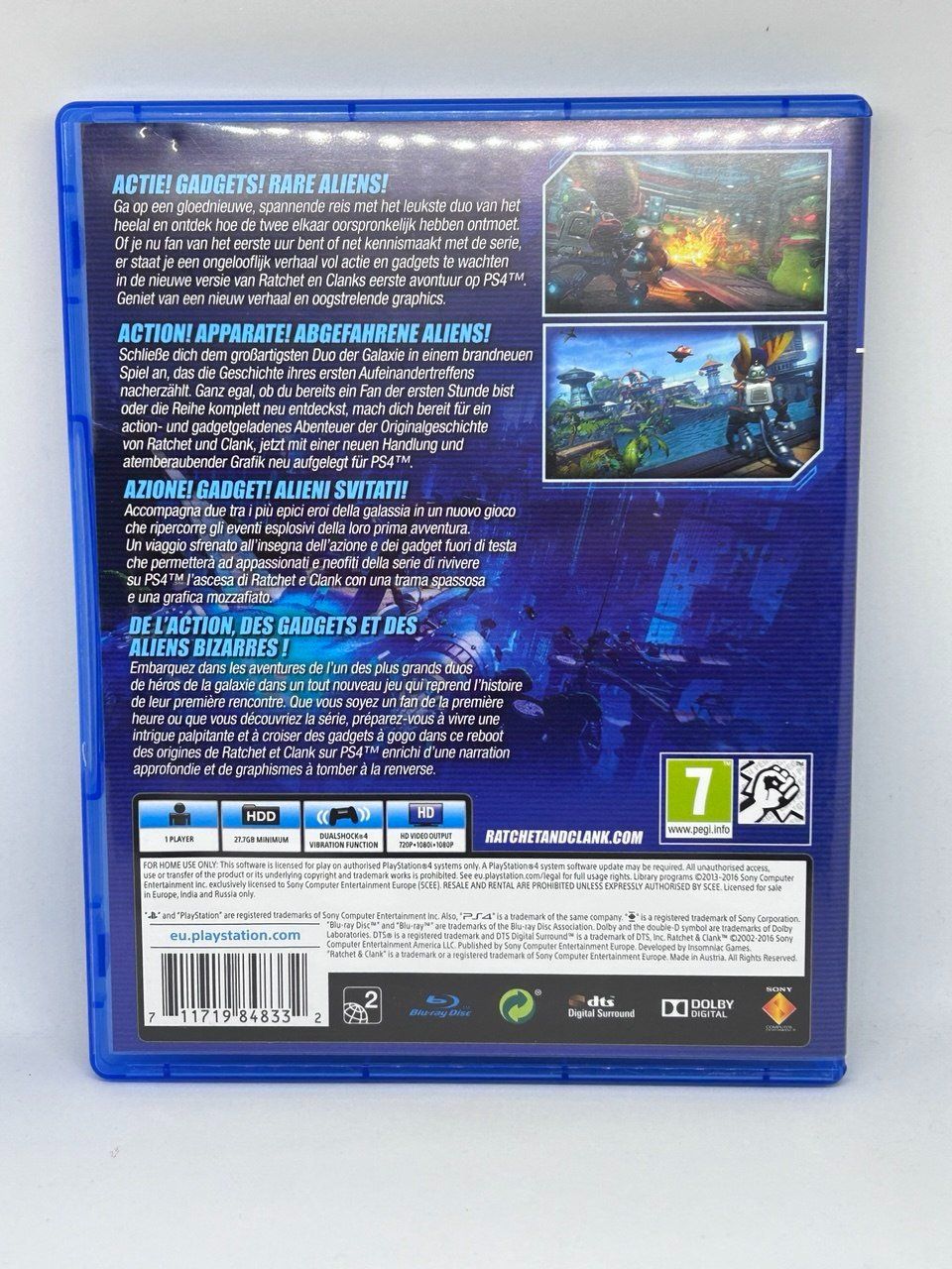 Sony Giochi: Ratchet & Clank per PlayStation 4 – Usato da Giubiasco venduto da LorisVale 1