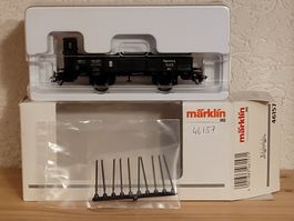 Märklin H0 46157 - Wagon plat - "Regensburg" 72 272 - OVP