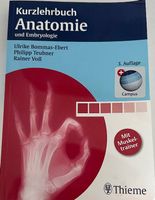 Kurzlehrbuch Anatomie und Embryologie