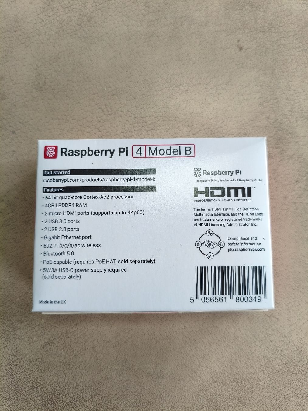 Raspberry Pi Schede madri: Raspberry Pi 4 Model B 4GB RAM neu  – Nuovo e nell'imballaggio originale da Bösingen venduto da Crxdriver64 1