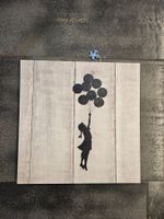 Kein original Banksy "Girl with Balloon" - Dekoration