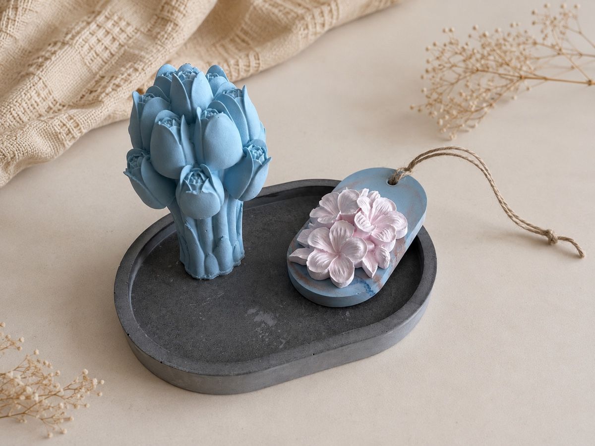 Diffusori di oli essenziali: Tulpen Duftdiffuser Set – Handmade Deko – Nuovo (secondo la descrizione) da Buchs SG venduto da ViccaArt