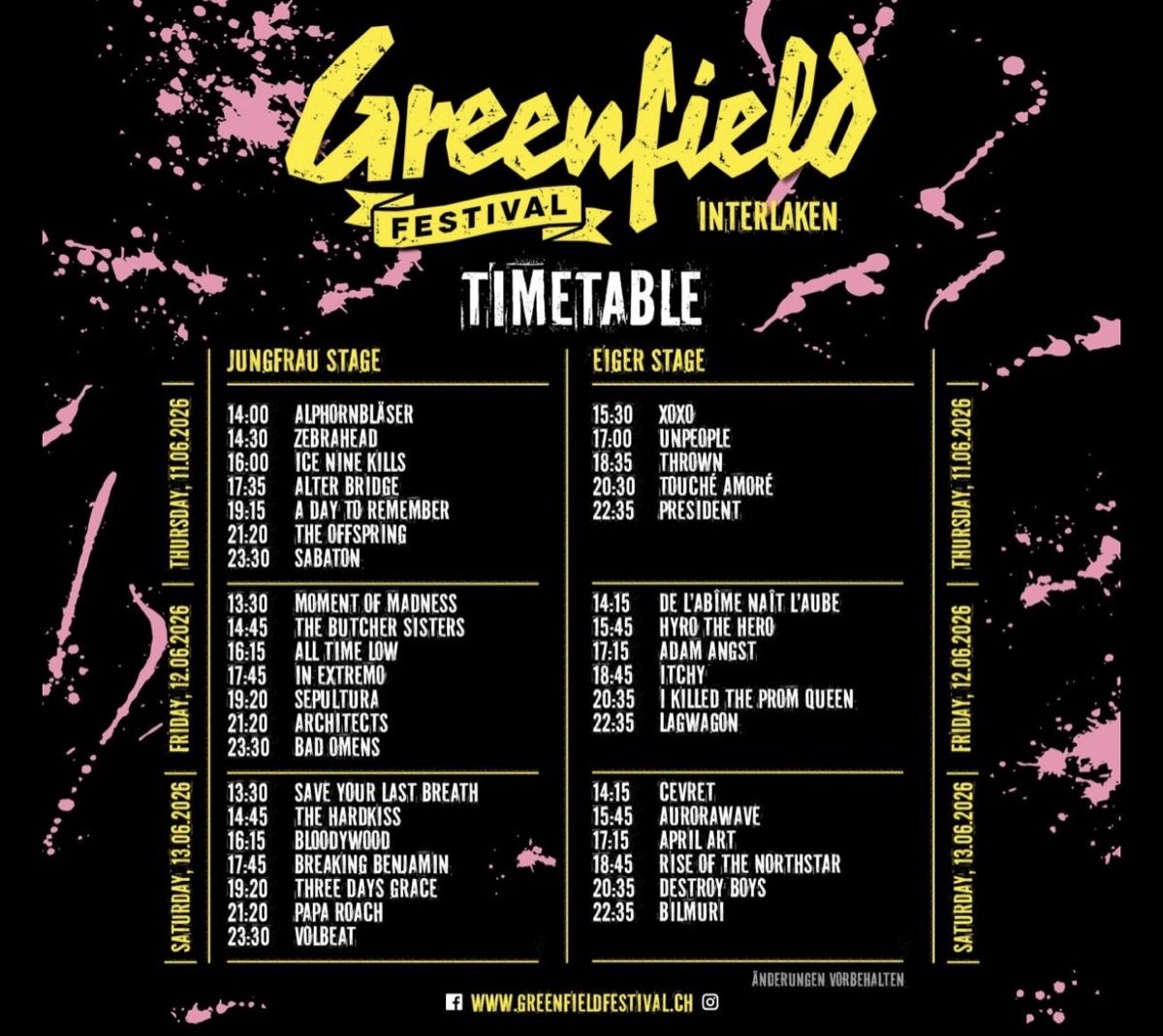 Biglietti: Greenfield 3-Tagespass 11.06.-13.06.2026 – Nuovo (secondo la descrizione) da Büsserach venduto da Strohmi1980 2