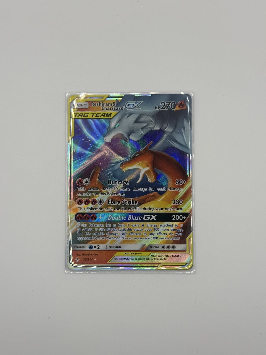 Cartoline: Reshiram & Charizard GX Tag Team – Nuovo (secondo la descrizione) da Dietikon venduto da HIVE-Games