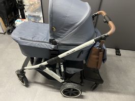 ABC Design Salsa 4 Air Kinderwagen mit viel Zubehör blau