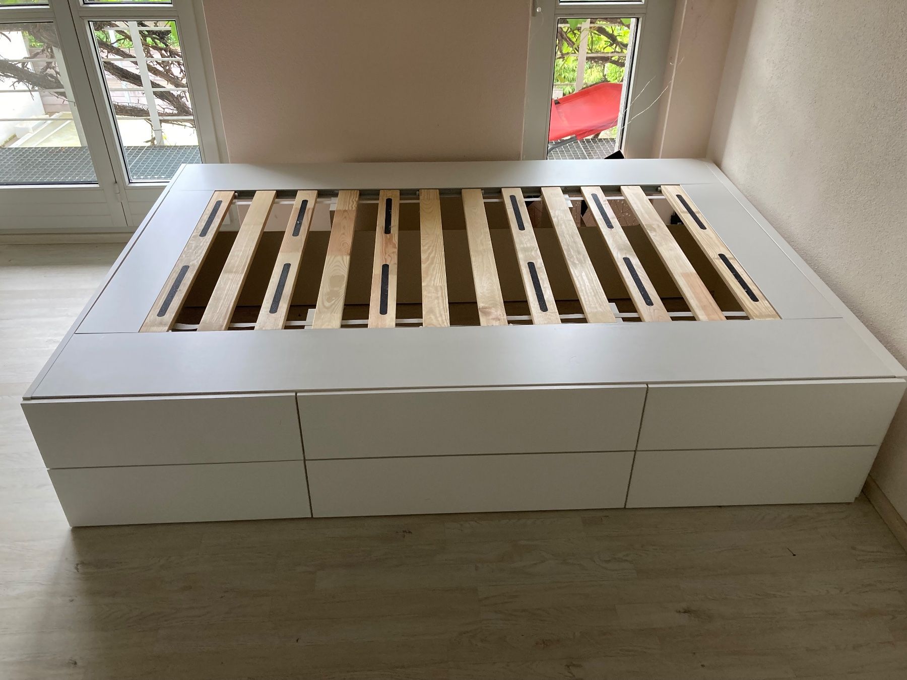 Ikea Letti: IKEA PLATSA Bett 140x200 mit 6 Schubladen – Usato da Schaffhausen venduto da kha_wh59