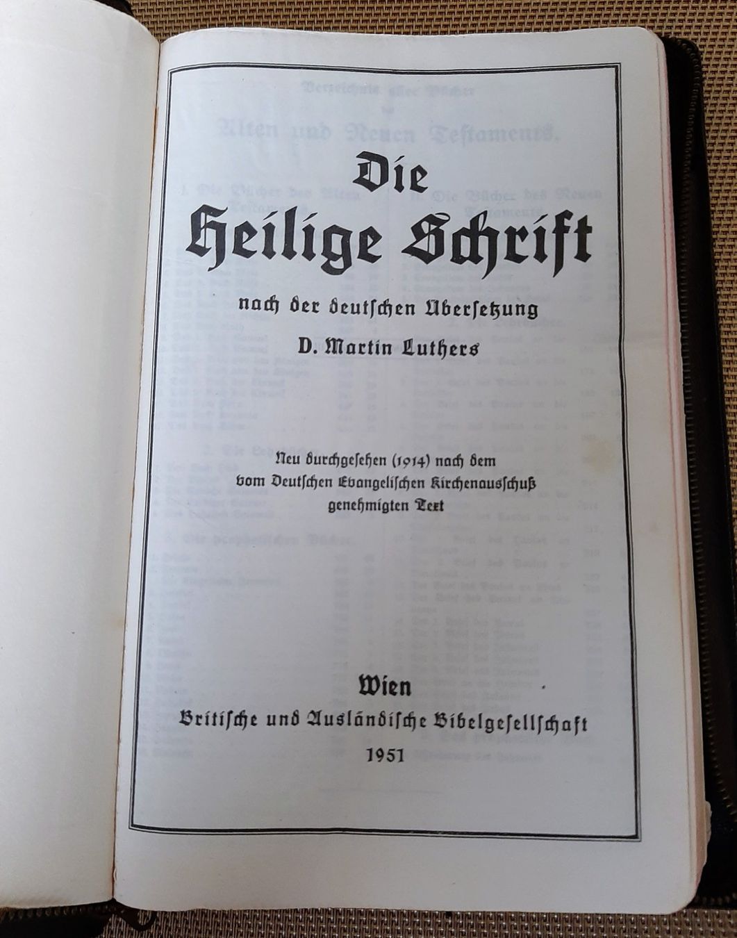 Libri: Bibel Wien 1951 – Usato da Zürich venduto da Zurich 1
