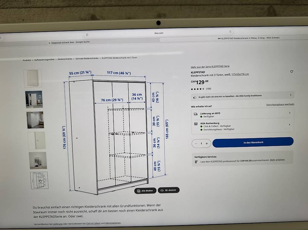 Schränke: KLEPPSTAD IKEA SCHRANK Gute Zustand – Gebraucht aus Kriens von AntonioLorente1 4