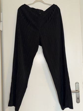 Damen Hose schwarz gestreift Grösse EU 50