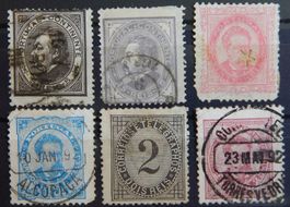 Portugal ex. Kat. 51-63 gest. 1880/82 Kat. 112 Euro