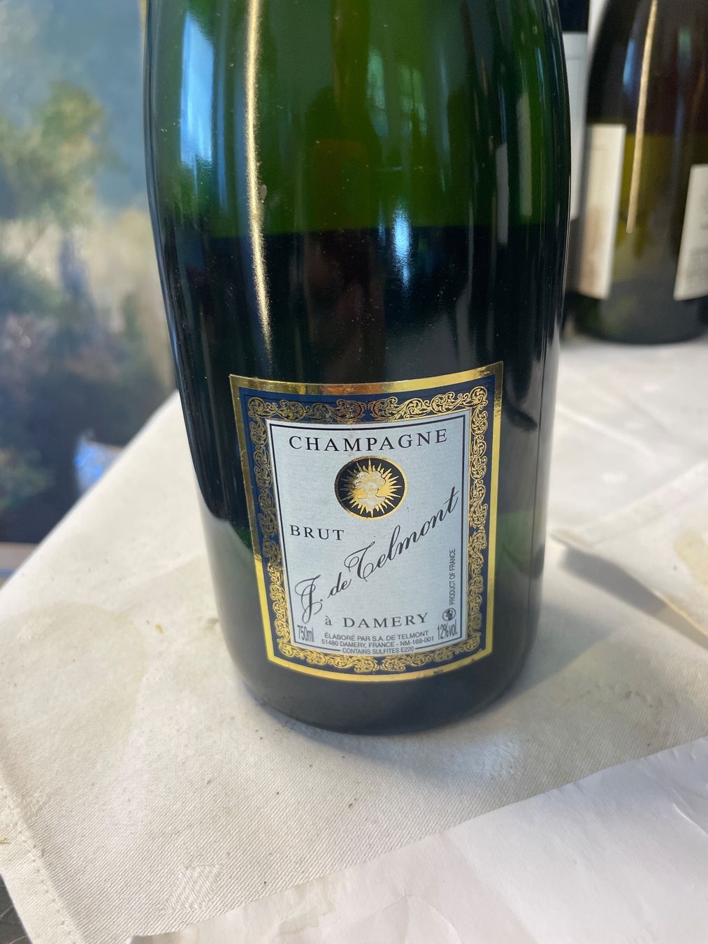 Vino: Champagner Telmont Brut Grande Reserve – Usato da Hölstein venduto da kolumbus1964 1