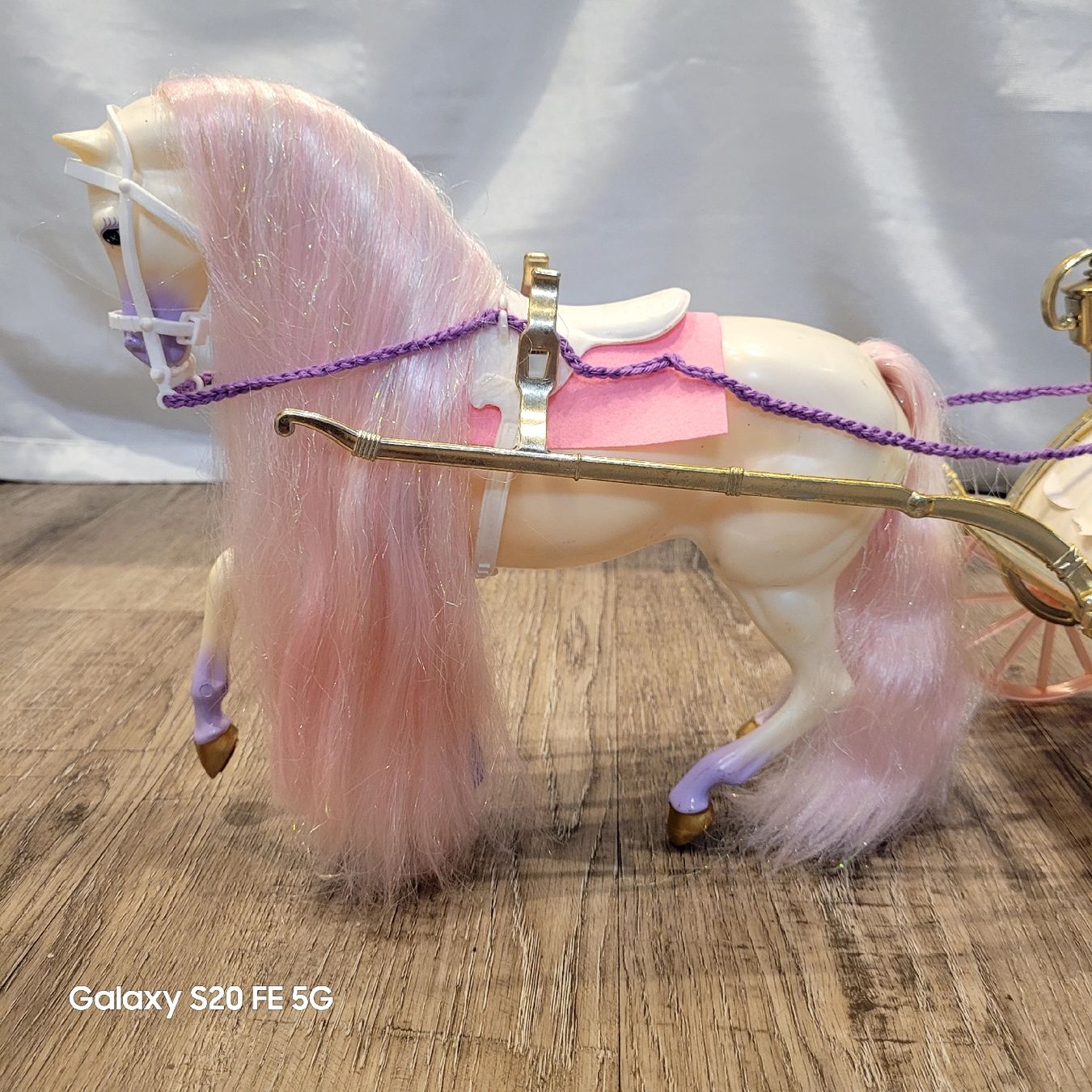 Giocattoli: Barbie Pferd Zauberherzchen mit Kutsche – Usato da Niederbuchsiten venduto da klengyel 7