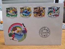 FDC aus Viererblock vier Jahreszeiten 2025